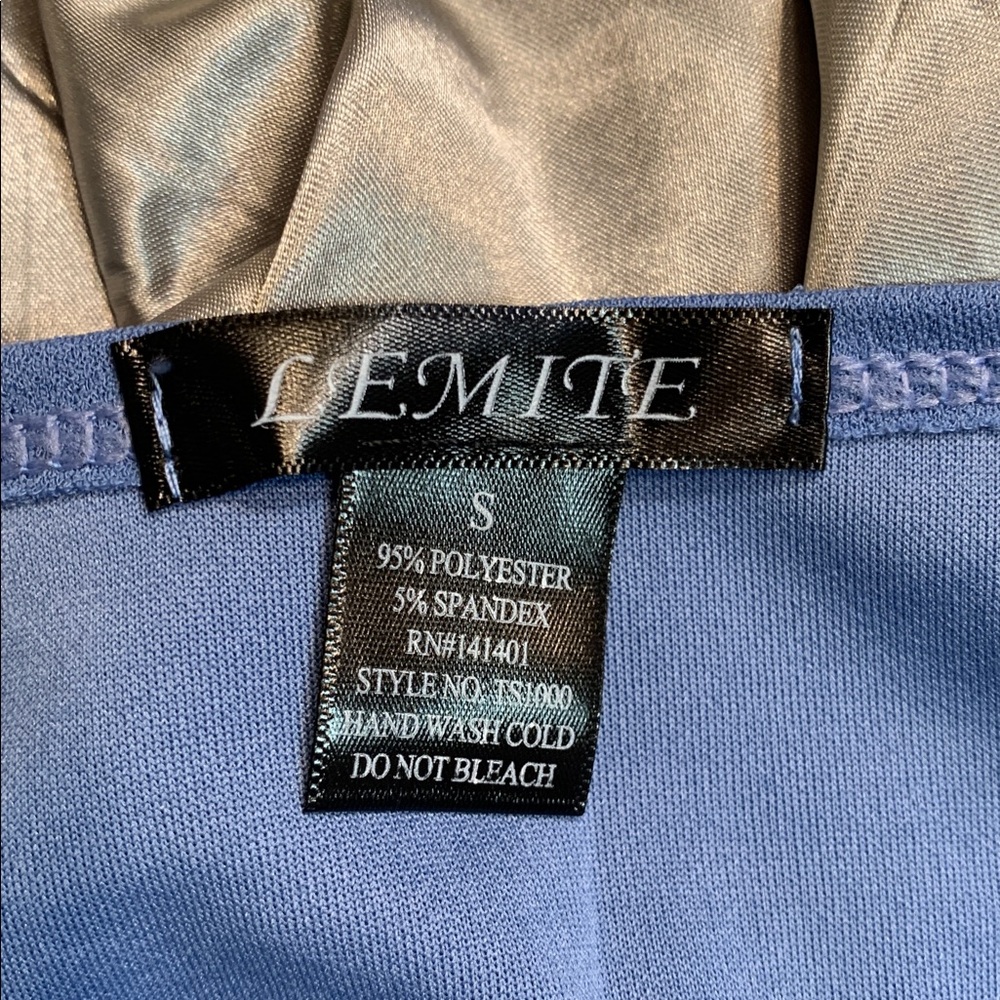 š¹LEMITE Blue Women's Wide-Leg Pants Set ⢠NWT - Picture 8 of 10